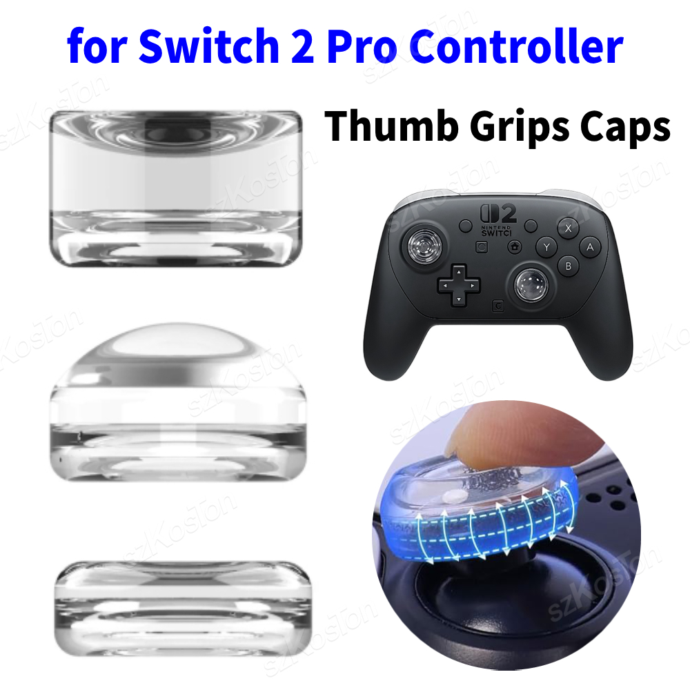 Gaming Accessories Joystick - Cappucci per impugnature per pollice trasparenti