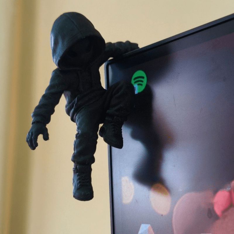 Gaming Accessories Bedroom - Statuetta Mini Alien con Cappuccio per