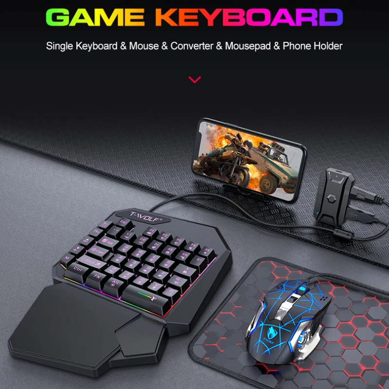 T-WOLF TF900 Set trono tastier - Gaming Accessories For Your Phone recensione e prezzo