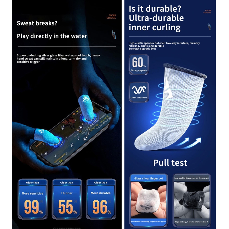 1 paio di maniche per le dita  - Gaming Accessories For Your Phone recensione e prezzo