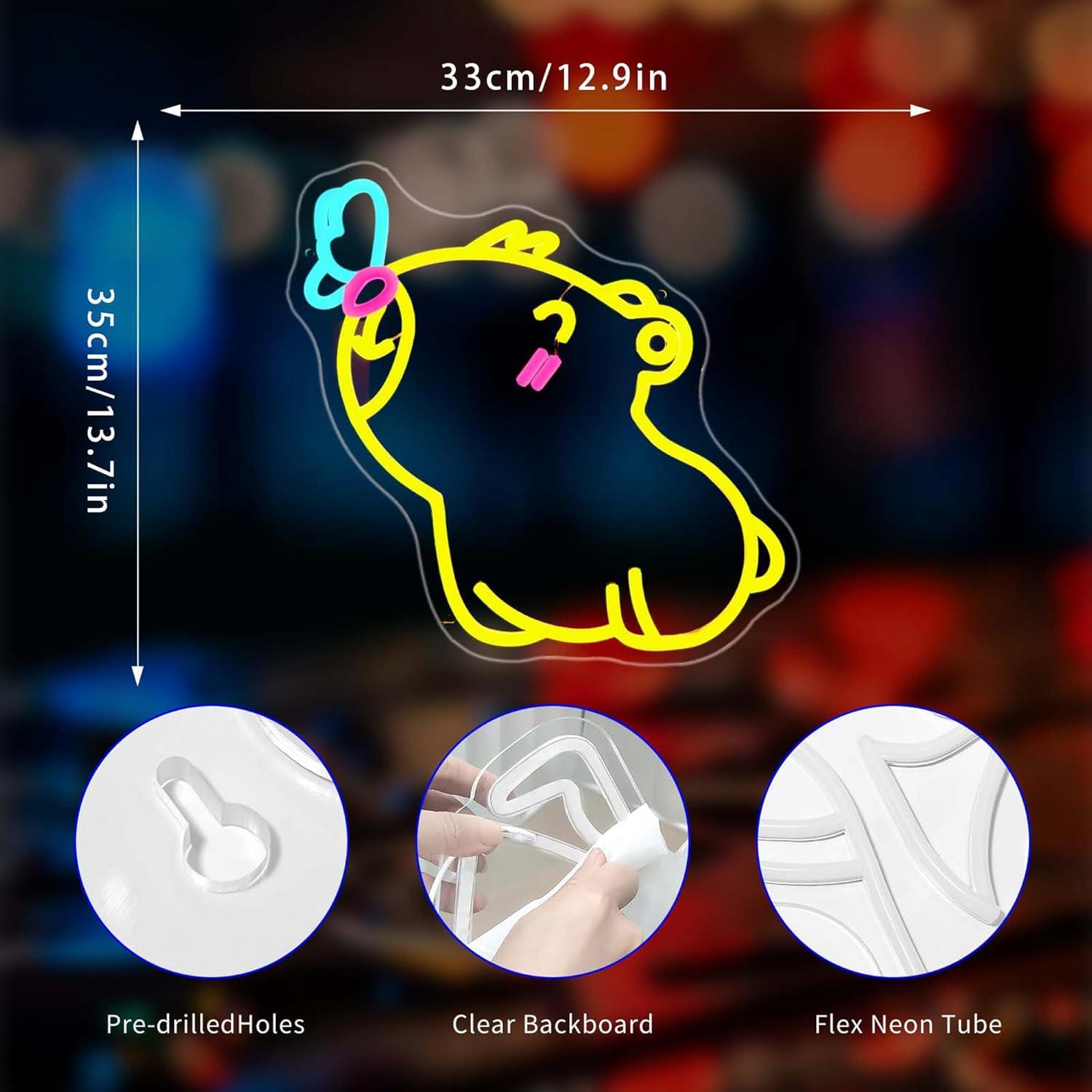 Insegna al Neon Capybara, Luci - Gaming Accessories Shop recensione e prezzo