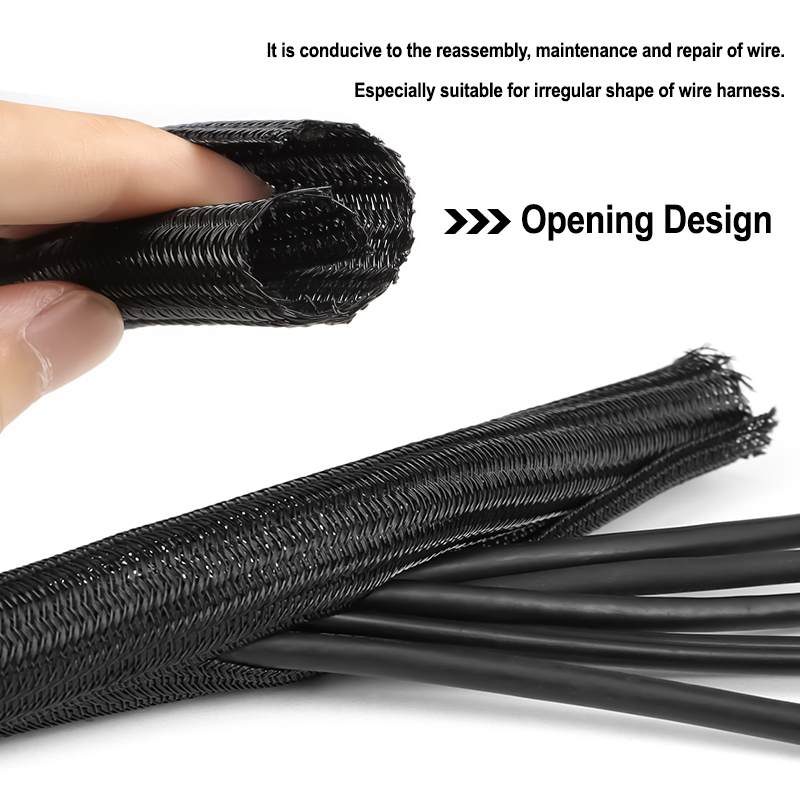 Guaina Intrecciata in PET Nera - Cable Sleeve Braided recensione e prezzo