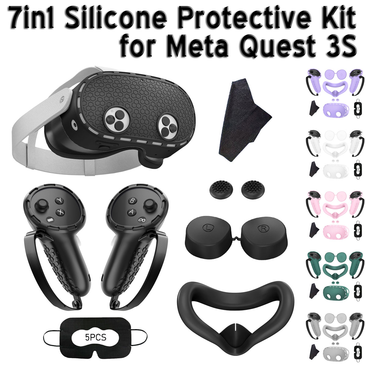 Kit Protettivo in Silicone 7-i - Controller Grip Cover recensione e prezzo