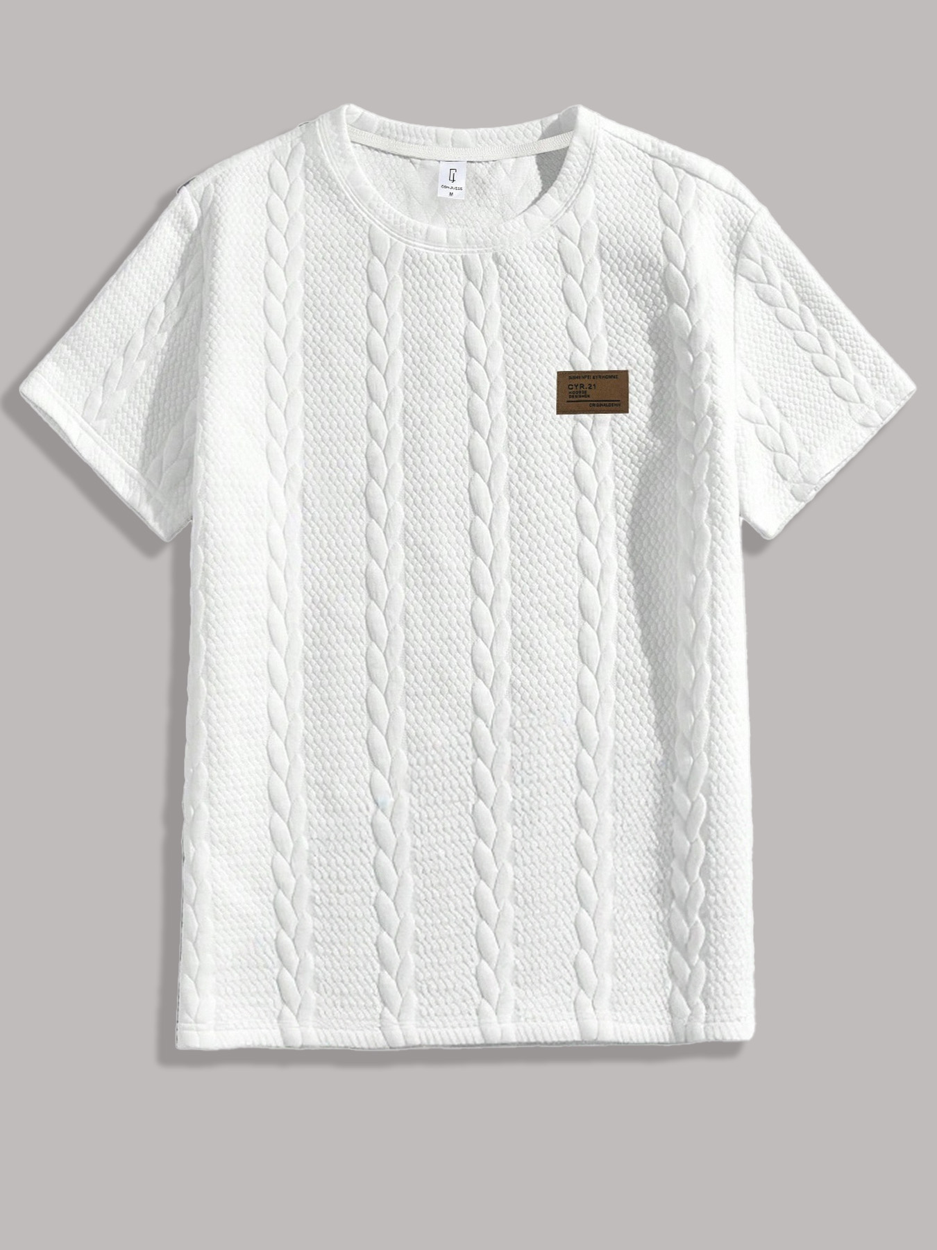 T-shirt da uomo a maniche cort - Cable Sleeve Braided recensione e prezzo